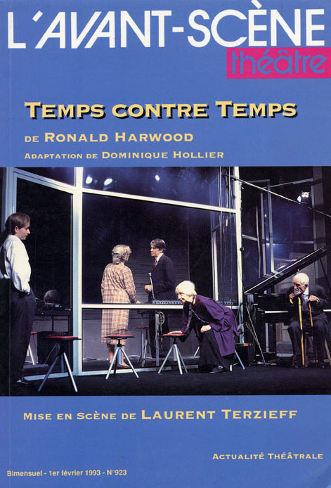 Βιβλίο Temps Contre Temps Ronald Harwood