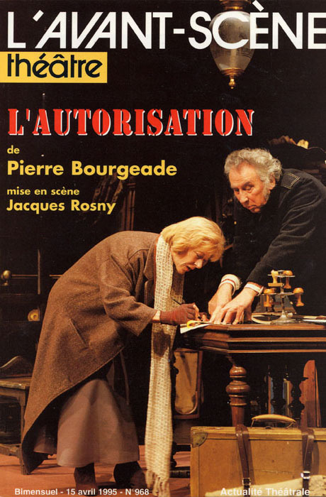 Knjiga L' Autorisation Pierre Bourgeade