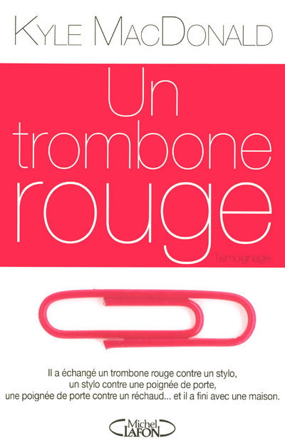 Book Un trombone rouge Kyle MacDonald
