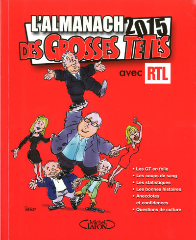 Carte L'almanach des Grosses Têtes 2015 avec RTL Philippe Bouvard