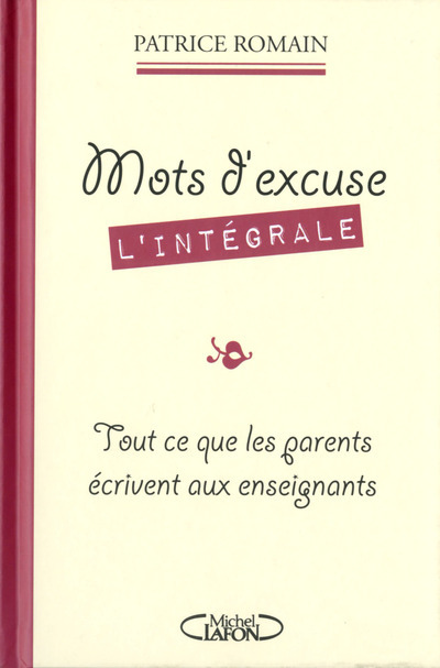 Knjiga Mots d'excuse Patrice Romain