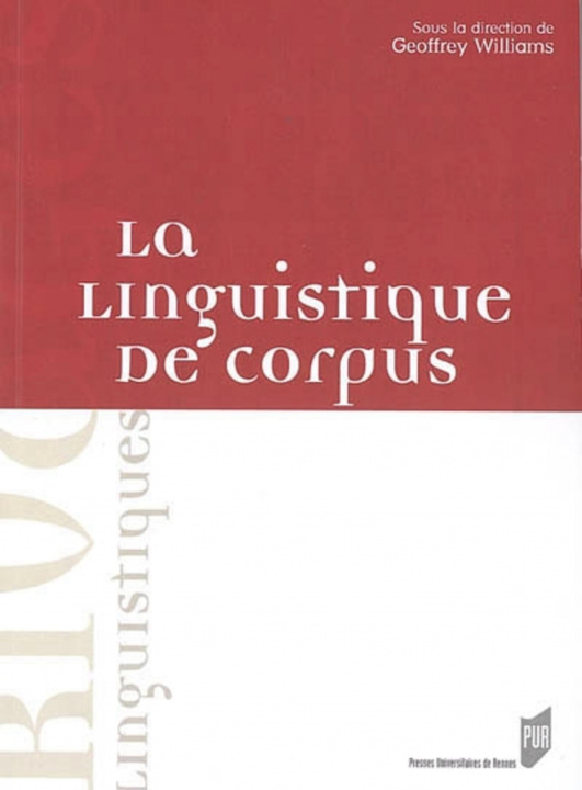 Kniha LINGUISTIQUE DE CORPUS WILLIAMS