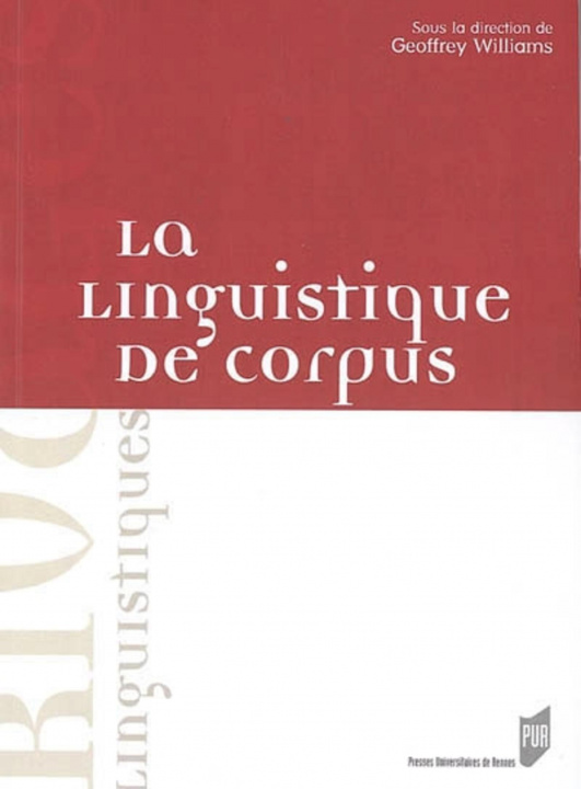 Buch LINGUISTIQUE DE CORPUS WILLIAMS