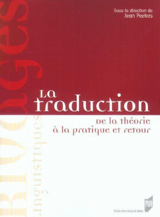 Book TRADUCTION PEETERS