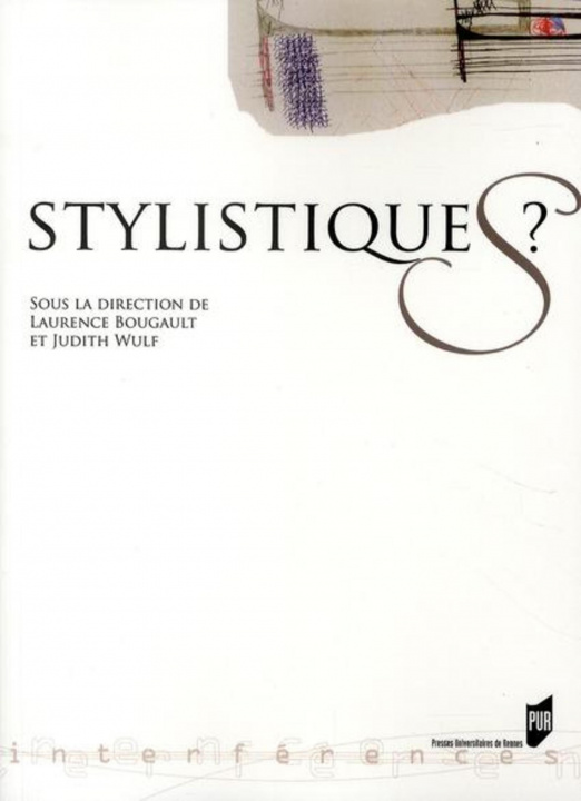 Buch STYLISTIQUES BOUGAULT