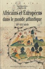 Carte AFRICAINS ET EUROPEENS DANS LE MONDE ATLANTIQUE SAUPIN