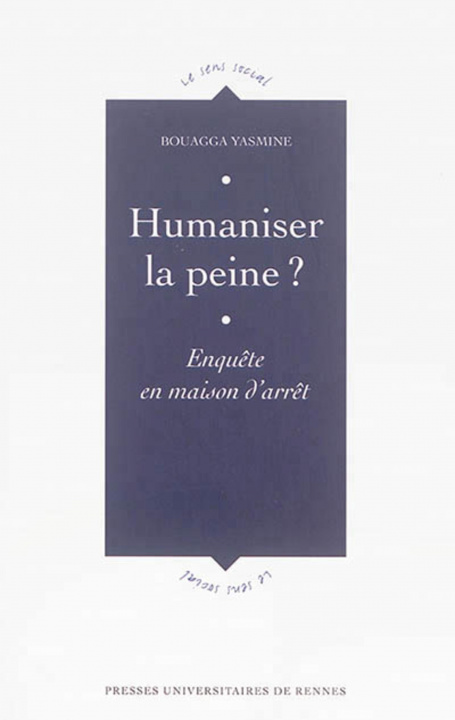 Kniha HUMANISER LA PEINE Bouagga