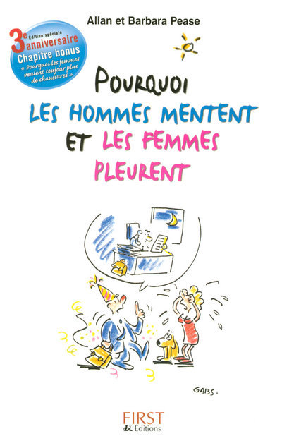 Livre Pourquoi les hommes mentent et les femmes pleurent, édition 4e anniversaire Allan Pease