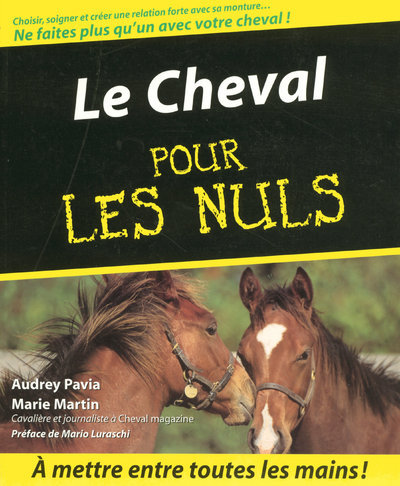 Könyv Le cheval Pour les nuls Audrey Pavia