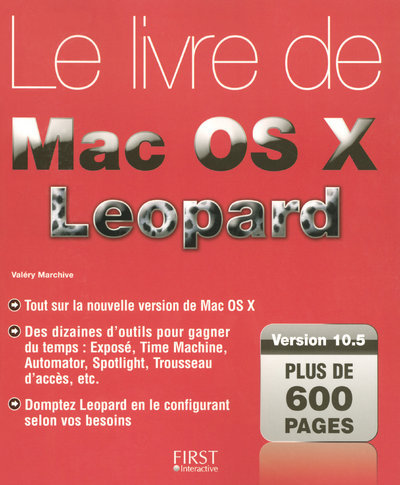Carte Le livre de Mac OS X 10.5 Leopard Valéry Marchive