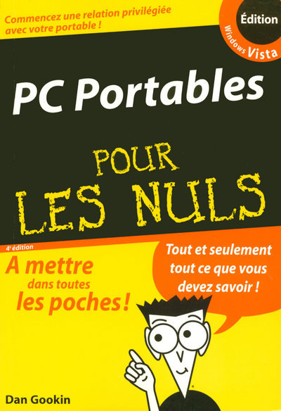 Könyv PC portables éd. windows vista poche Pour les nuls Dan Gookin