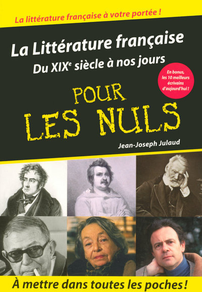 Carte Littérature française tome 2 poche Pour les nuls Jean-Joseph Julaud