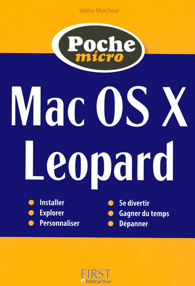 Kniha Poche micro Mac OS X Leopard Valéry Marchive