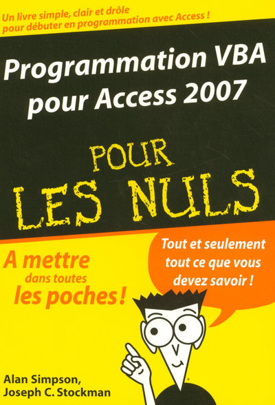 Kniha Programmation VBA pour Access 2007 Poche Pour les nuls Alan Simpson