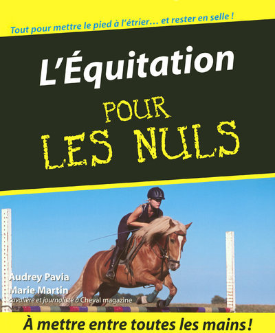 Könyv L'Equitation Pour les nuls Audrey Pavia