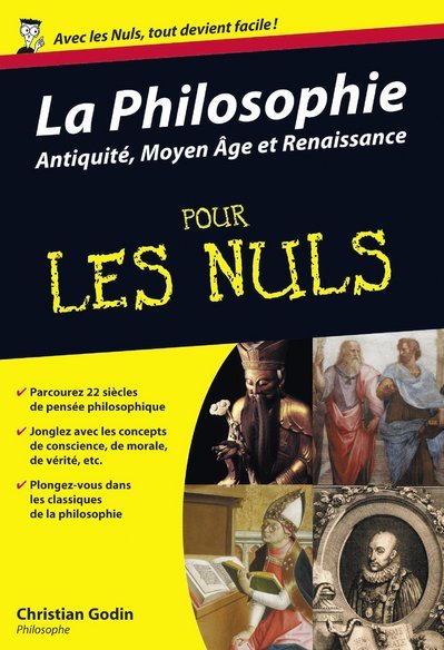 Könyv La philosophie poche pour les nuls - tome 01 Antiquité, Moyen-Âge et Renaissance Christian Godin