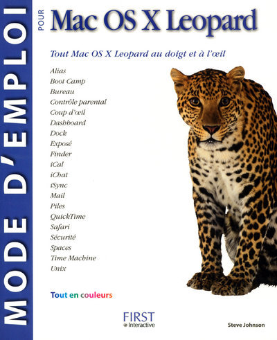 Könyv Mode d'emploi pour Mac OS X Leopard Steve Johnson