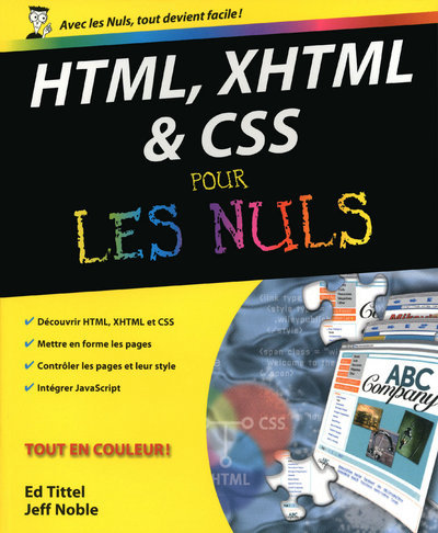 Book HTML, XHTML et les CSS Pour les nuls Ed Tittel