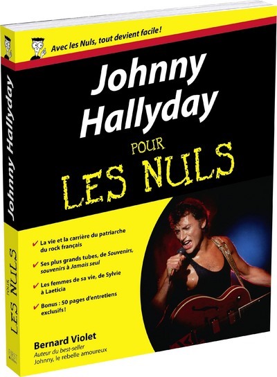 Kniha Johnny Hallyday Pour les nuls Bernard Violet