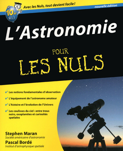 Carte L'Astronomie 2e Pour les nuls Stephen P. Maran