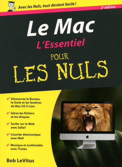 Book Le Mac Essentiel Pour les nuls, 2e Bob LeVitus