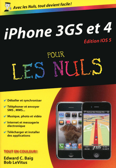 Kniha iPhone 3GS et iPhone 4 ed IOS5 Poche Pour les nuls Edward C. Baig