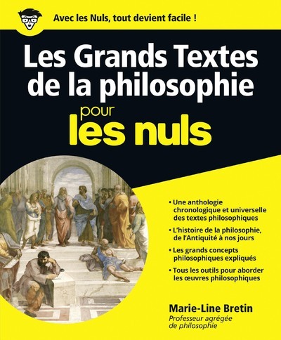 Kniha Les grands textes de la philosophie Pour les Nuls Marie Bretin