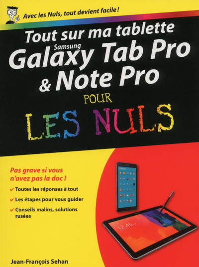 Carte Tout sur ma tablette Samsung Galaxy Tab Pro et Note Pro pour les Nuls Jean-François Sehan