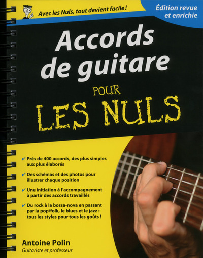 Knjiga Accords de guitare pour les nuls, édition augmentée Antoine Polin