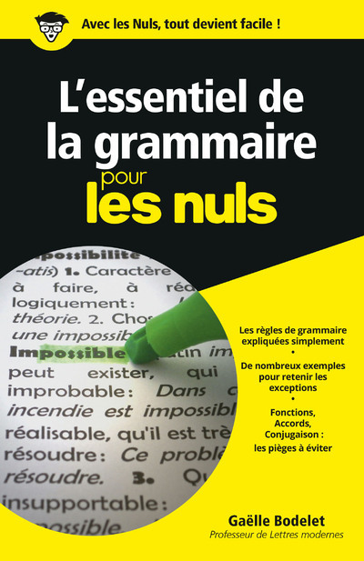 Книга L'essentiel de la grammaire pour les nuls Gaëlle Bodelet