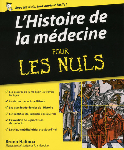 Könyv L'Histoire de la médecine Pour les Nuls Bruno Halioua