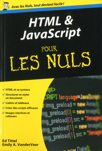 Buch HTML & JavaScript Poche Pour les Nuls Emily A. Vander Veer