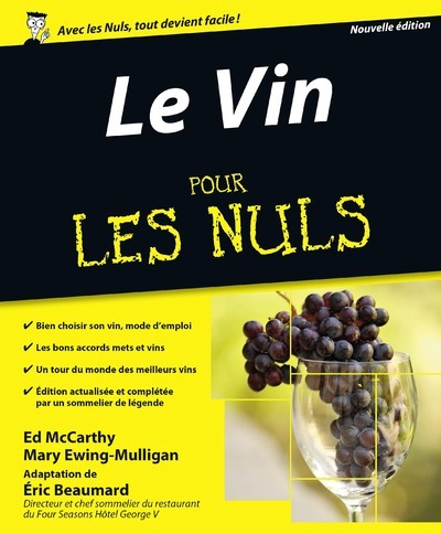 Kniha Le Vin 7ED Pour les Nuls Ed McCarthy