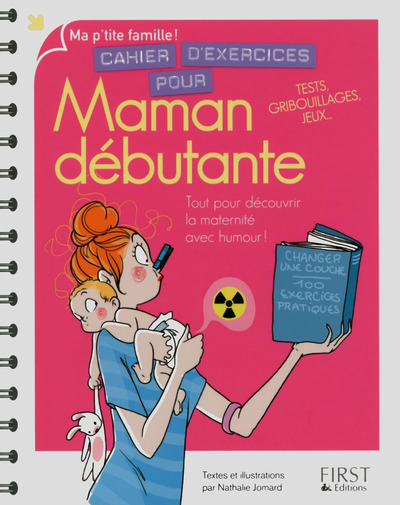 Carte Cahier d'exercices pour maman débutante Nathalie Jomard