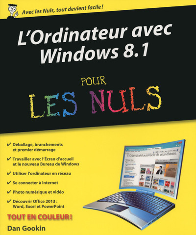 Carte L'ordinateur avec Windows 8.1 Pour les Nuls Dan Gookin
