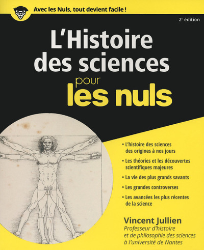 Kniha L'histoire des sciences pour les Nuls, 2ème éd. Vincent Jullien