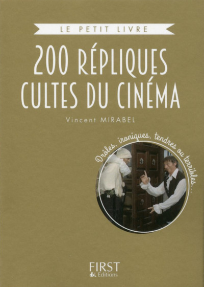 Carte Petit livre de - 200 répliques cultes du cinéma français collector Vincent Mirabel