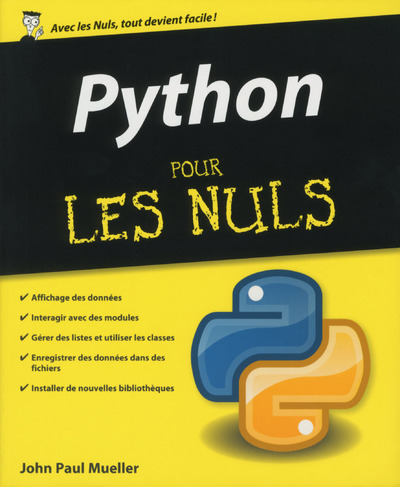 Book Python Pour les Nuls John Paul Mueller