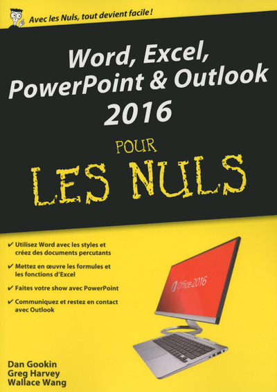Kniha Word, Excel, PowerPoint, Outlook 2016 Megapoche Pour les Nuls Dan Gookin