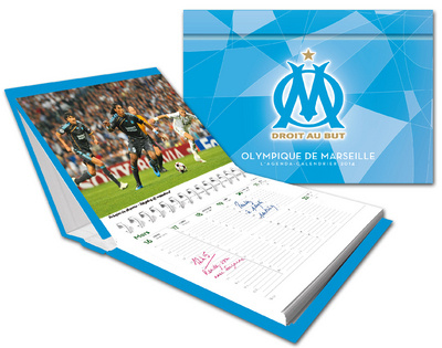 Carte L'agenda-Calendrier Olympique de Marseille 2014 collegium