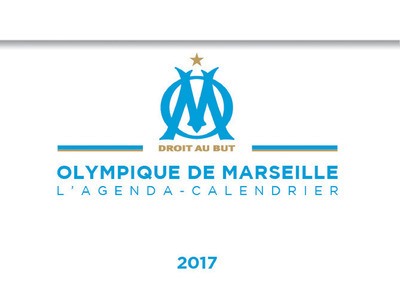Carte L'agenda-calendrier Olympique de Marseille 2017 collegium