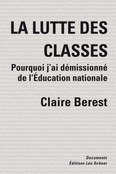 Kniha La lutte des classes CLAIRE BEREST