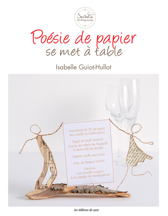 Carte POESIE DE PAPIER : LA DECO DE TABLE Isabelle Guiot-Hullot