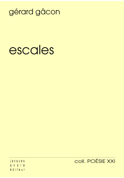 Book Escales Gâcon