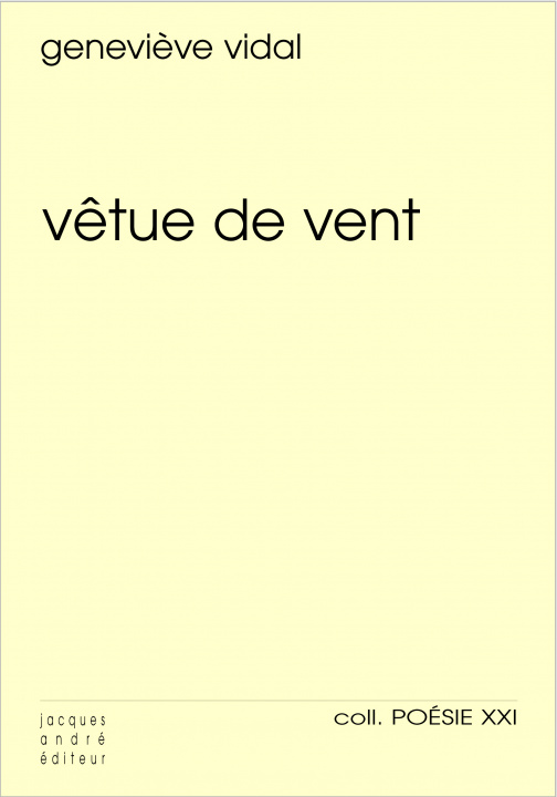 Book Vêtue de vent Vidal