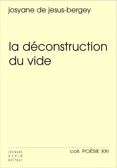 Knjiga LA DECONSTRUCTION DU VIDE de JESUS BER