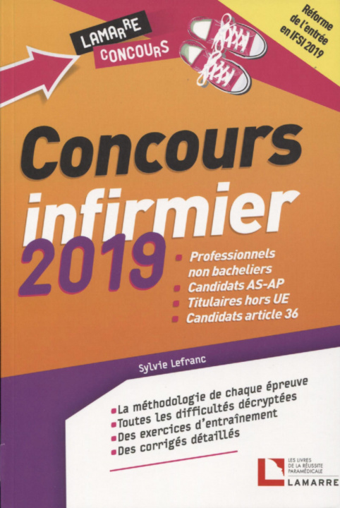 Kniha Concours infirmier 2019 Lefranc