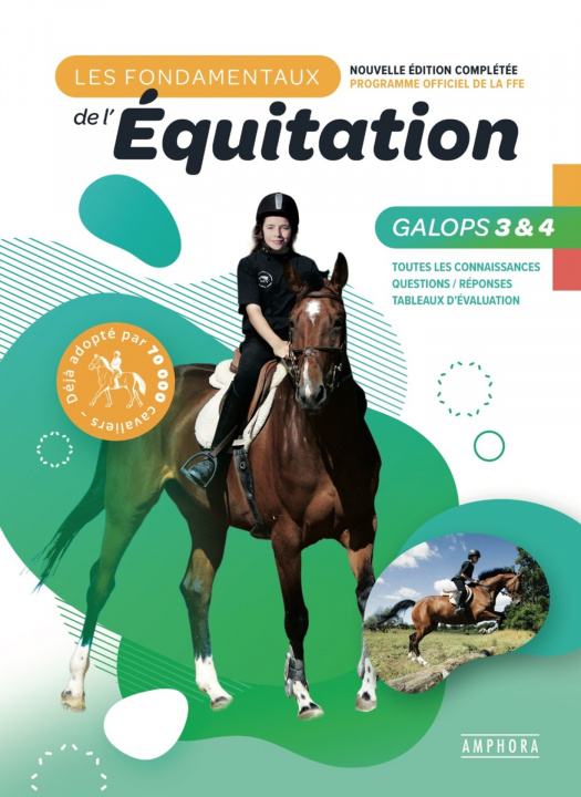 Carte Les fondamentaux de l'équitation galops 3 et 4 ANCELET