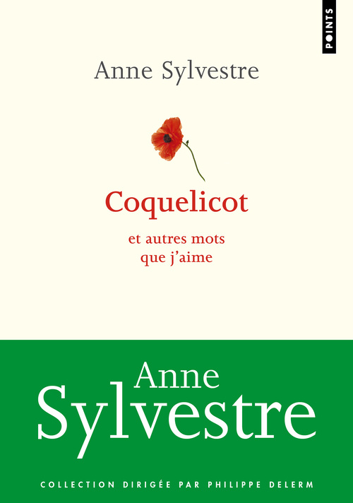 Carte Coquelicot et autres mots que j'aime Anne Sylvestre
