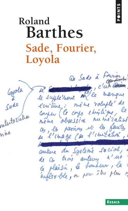 Carte Sade, Fourier, Loyola ((Réédition)) Roland Barthes